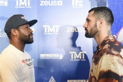 Floyd Mayweather vs. John Gotti III: Live round.